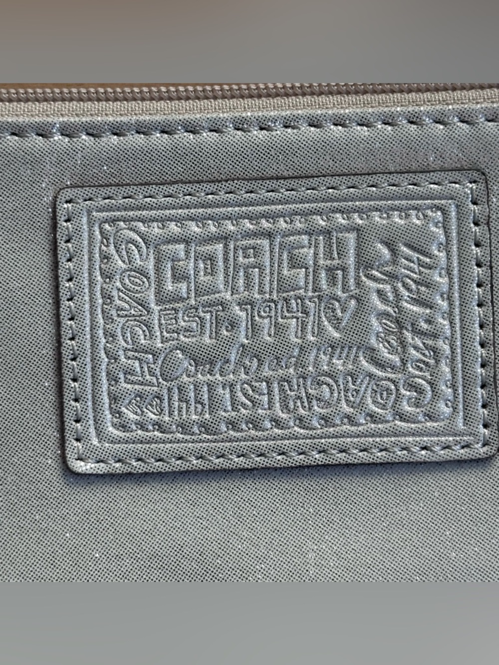 Coach Poppy Champagne Wristlet NWT - Picture 2 of 7